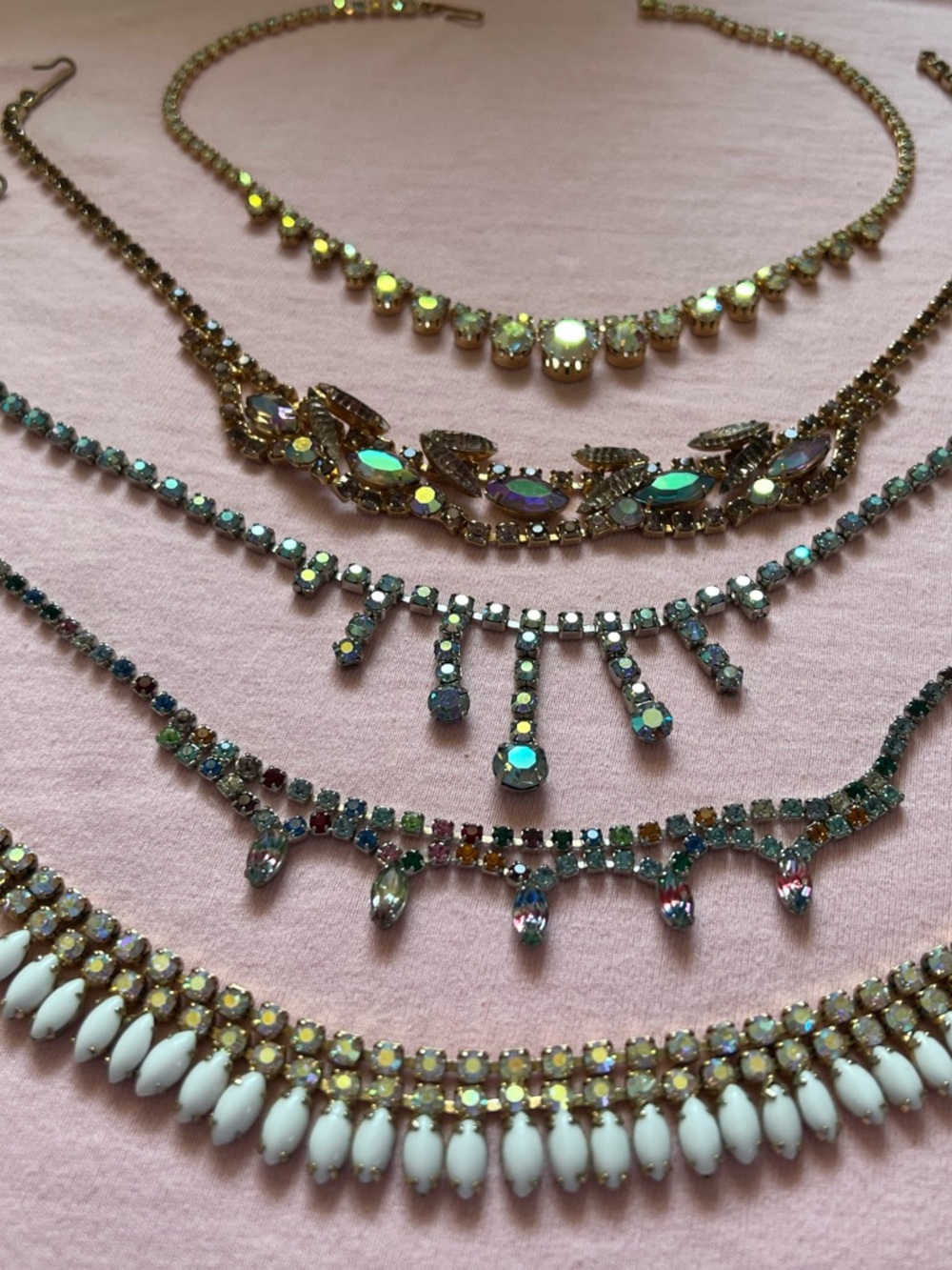 Vintage necklace lot